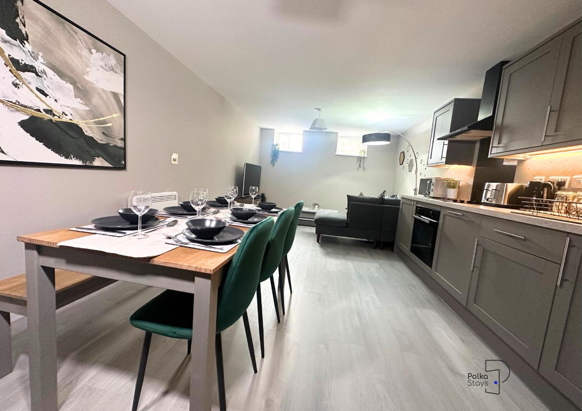 Hanley, Stoke - Modern Spacious Apartments By Polkastays Kültér fotó