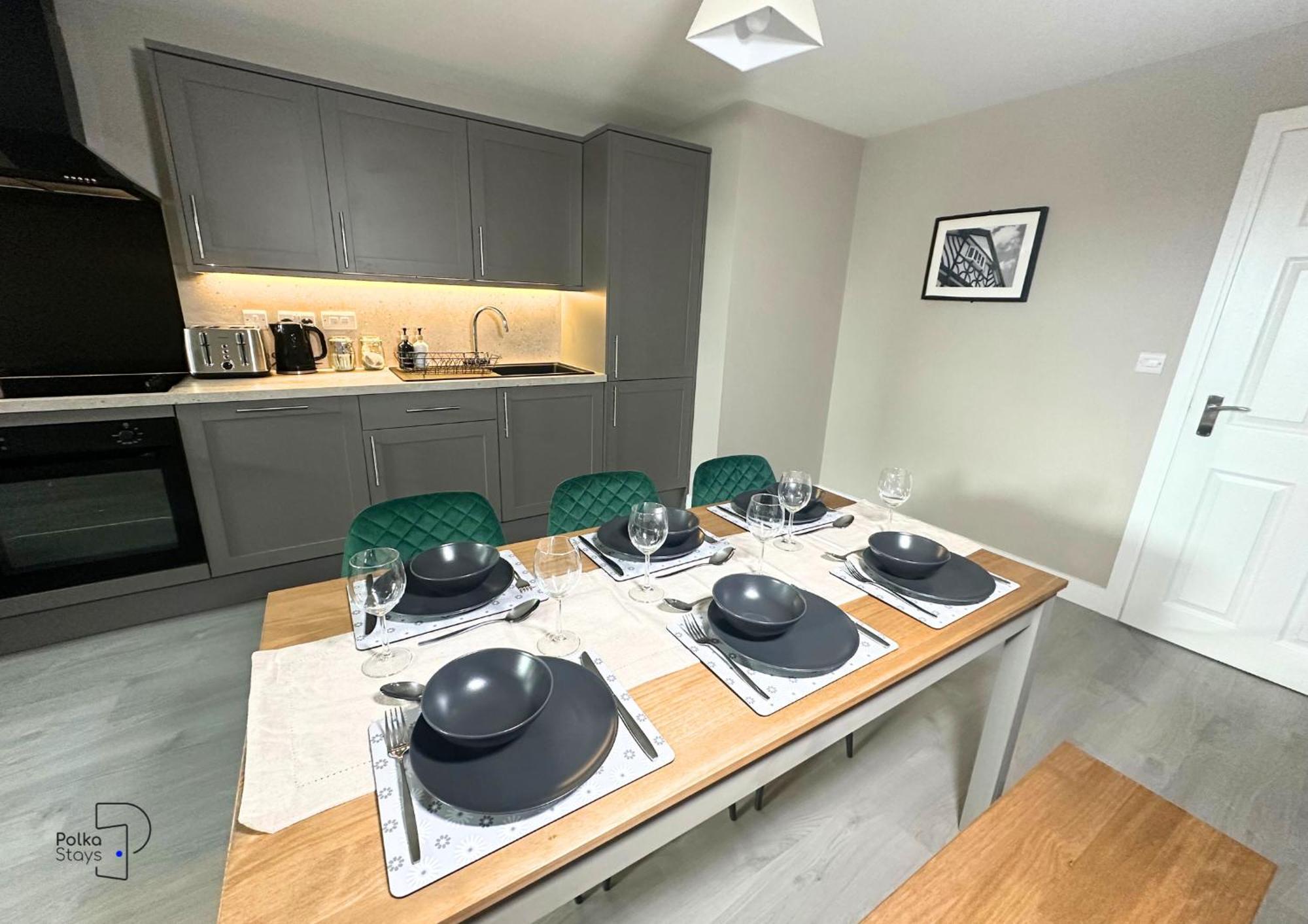 Hanley, Stoke - Modern Spacious Apartments By Polkastays Kültér fotó